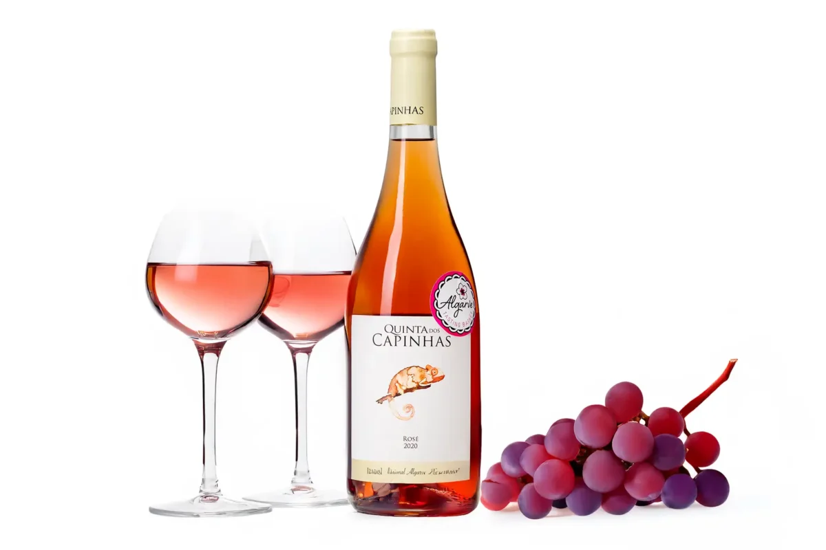 158 qcvr Vinho Rose Quinta das Campinas Comp