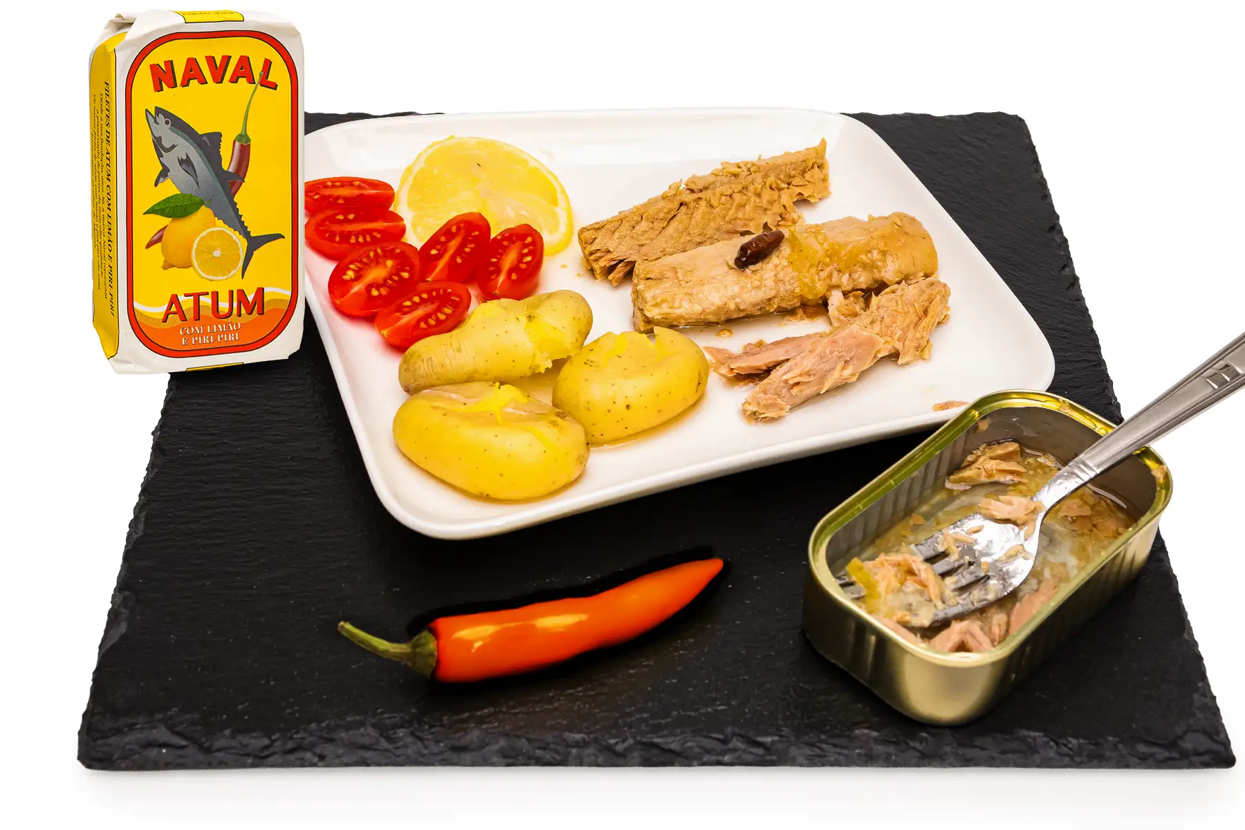 Filetes de Atum com Piri-piri e Limão 3 Filetes de Atum com Limão e Piri-piri - NAVAL