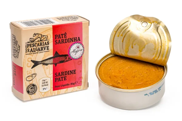 Patés de Sardinha do Algarve – Opened Paté de Sardinha do Algarve