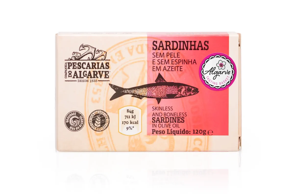 Sardinhas sem Pele e sem Espinha em Azeite