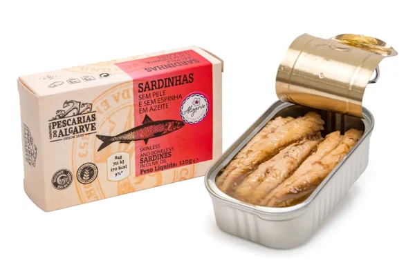 Sardinhas sem Pele e sem Espinha em Azeite – Opened Sardinhas sem Pele e sem Espinha em Azeite